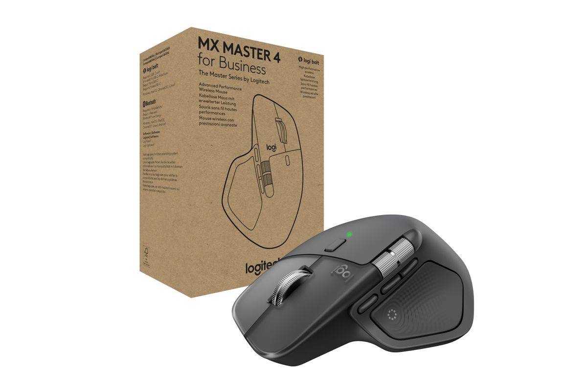 Logitech MX Master 4 for Business kabellose Maus, graphit-0
