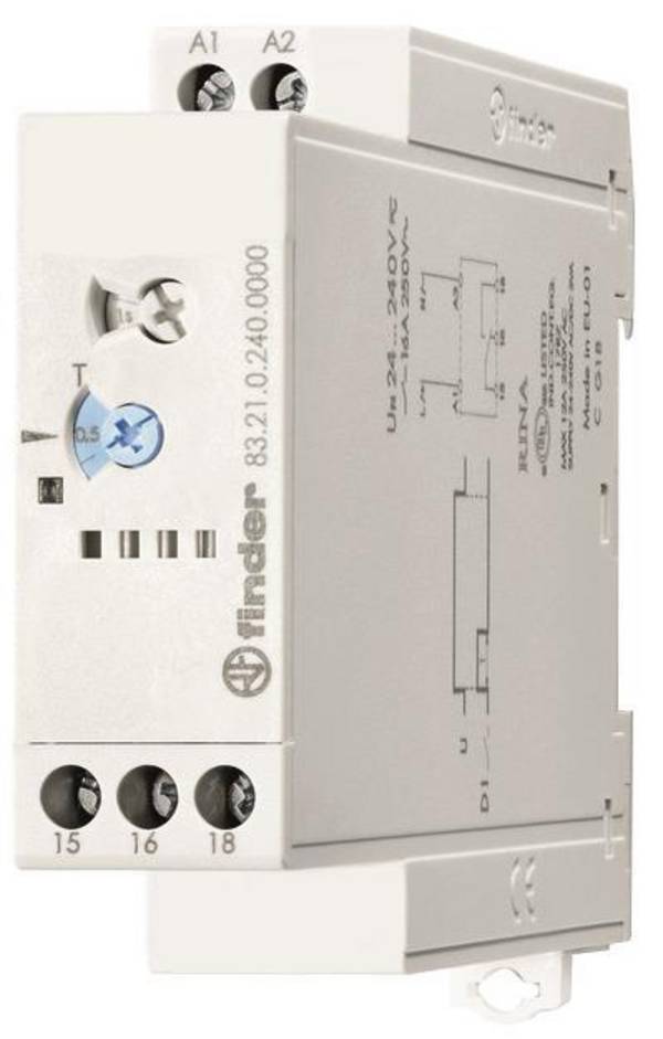 Finder Zeitrelais 83.21.0.240.0000 1W 16A 24-240VAC/DC Industriematerial Ind-Schaltgeraete