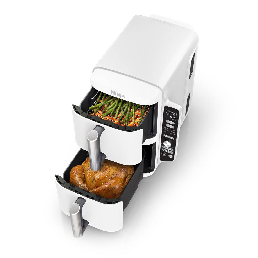 Ninja Double Stack XL 2-Ebenen Heißluftfritteuse 9,5 L - SL400EUWH-2
