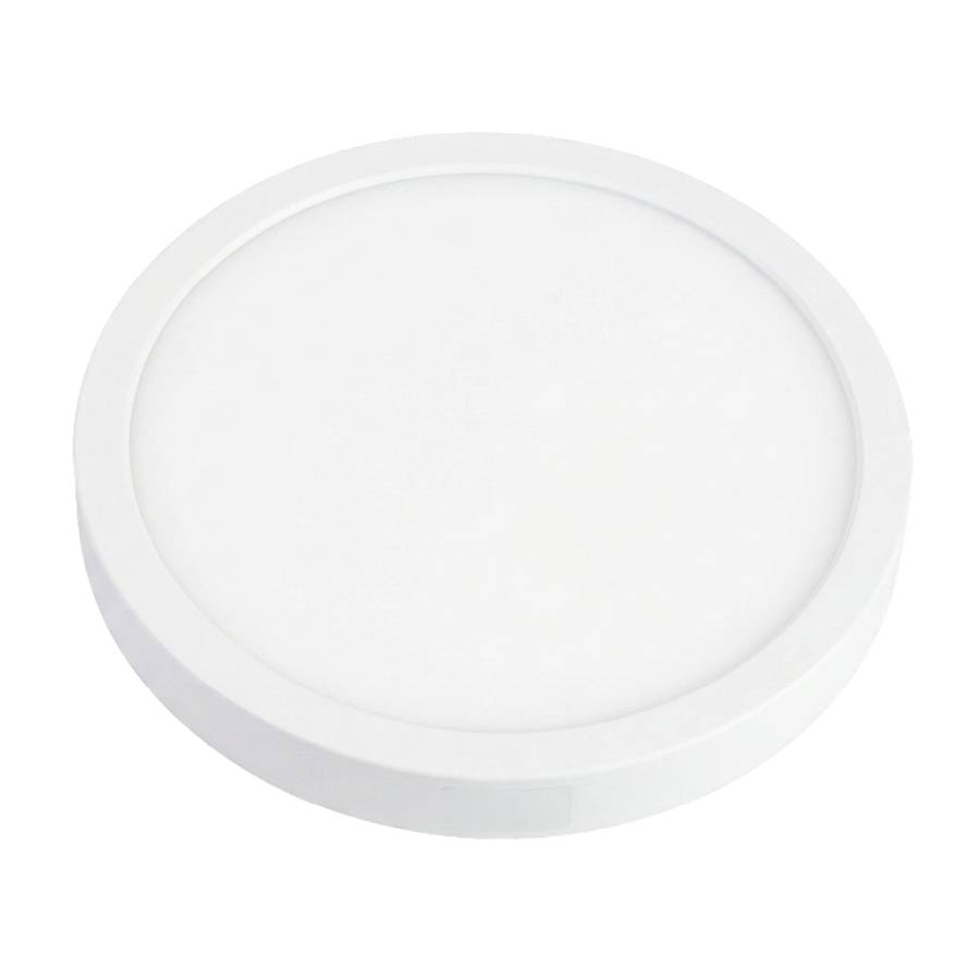ENOVALITE LED Panel 12W 2700- 5700K Warm- Kaltweiß Dimmbar Variabler Lochausschnitt Einbauleuchte Aufbauleuchte Weiß-0