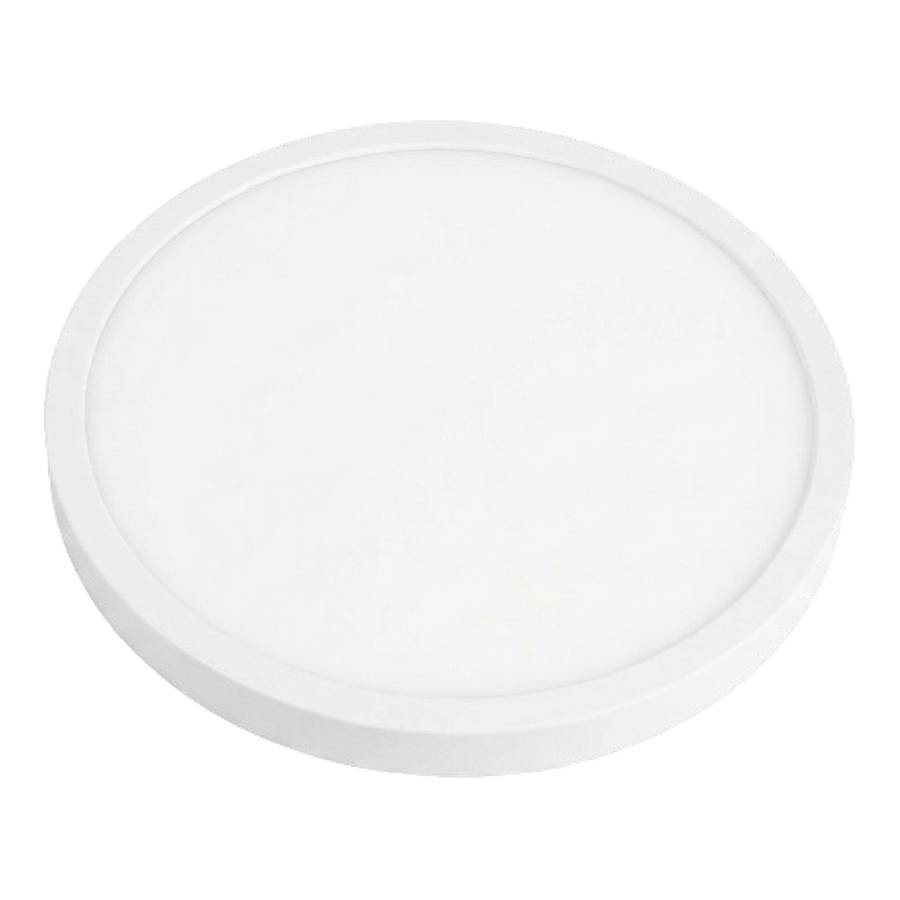ENOVALITE LED Panel 18W 2700- 5700K Warm- Kaltweiß Dimmbar Einbauleuchte Aufbauleuchte Weiß Variabler Lochausschnitt-0