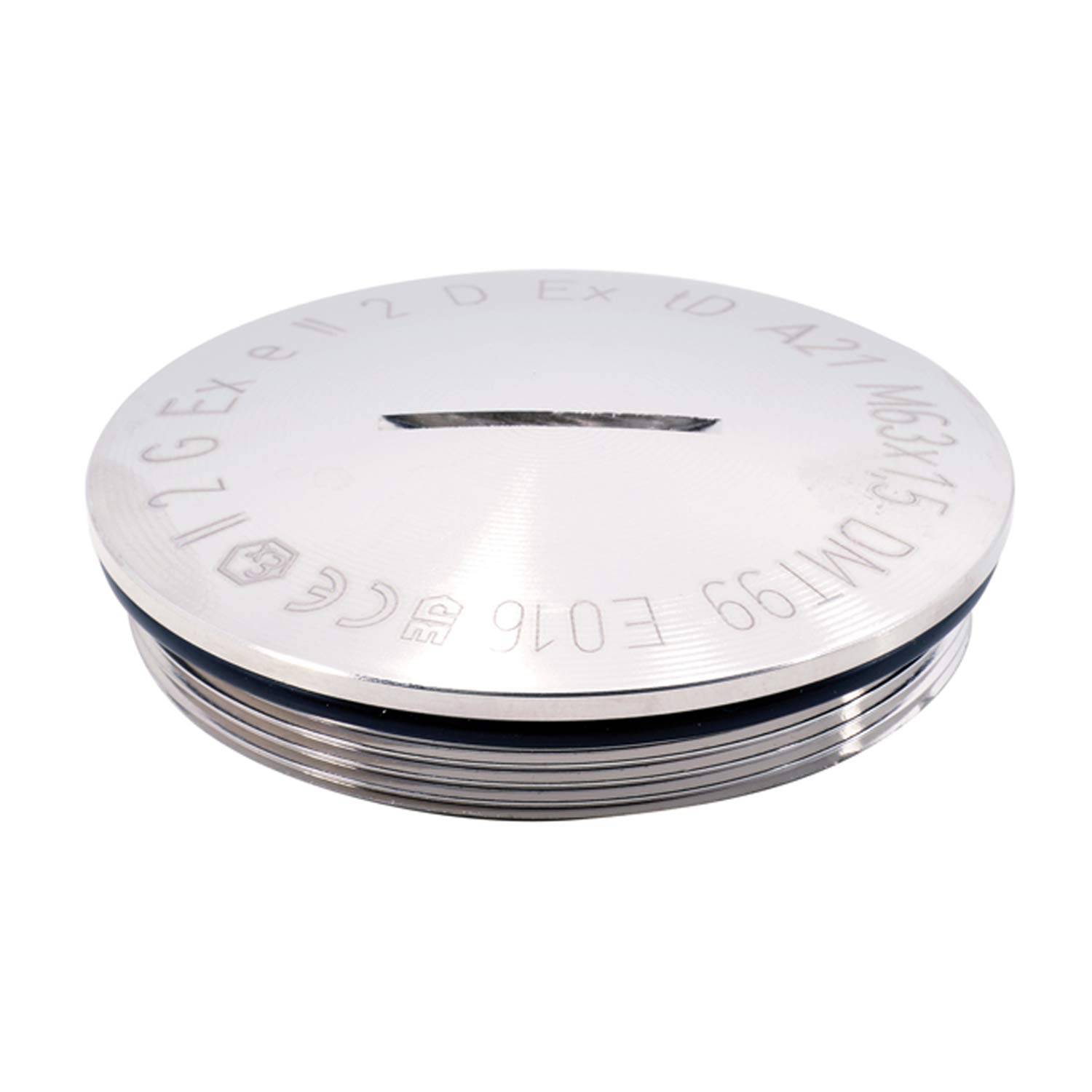Stecker Express V102-1063-03-EX, ATEX-Blindstopfen M63x1,5 MBR-M63-ATEX rund-0