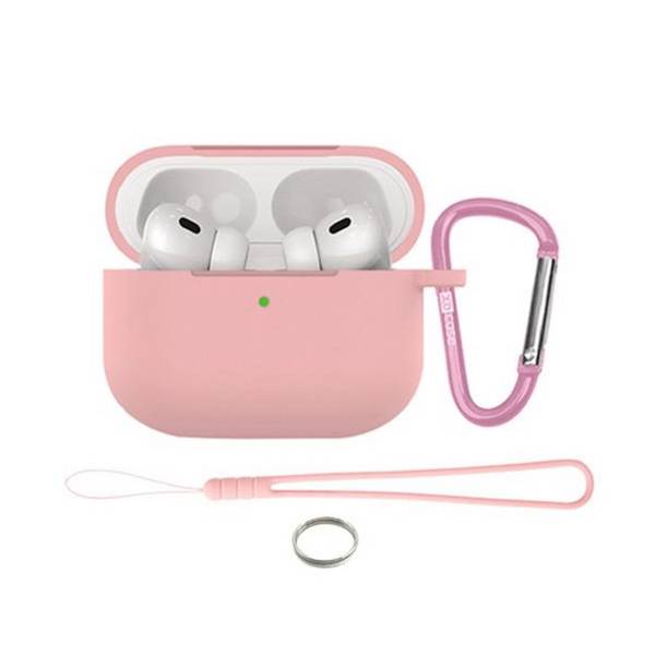 Schutz Hülle Case für AirPods Pro 3 Silikon Hülle mit Karabiner Soft Touch 360°