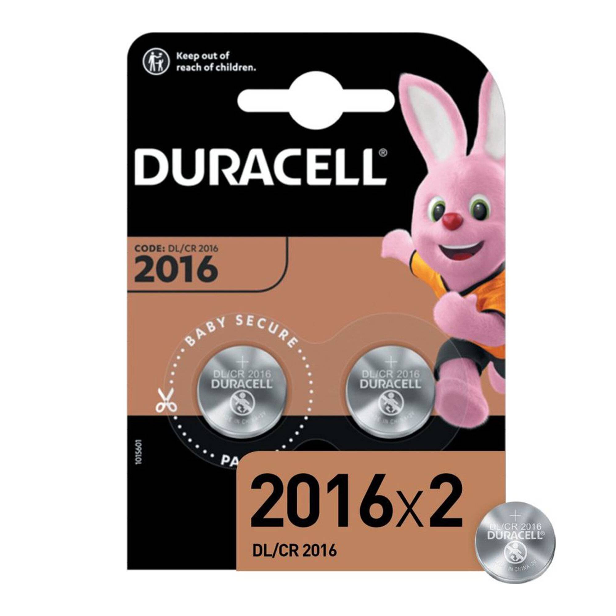 Duracell Specialized Lithium CR2016N Batterien, 2 Stück-0