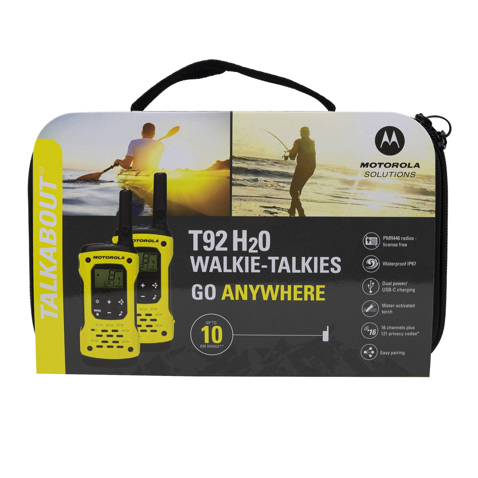 Preisbild für Tragbare PMR-Funkstation Motorola TLKR T92 H2O IP67 Set mit 2 Stück Gelb