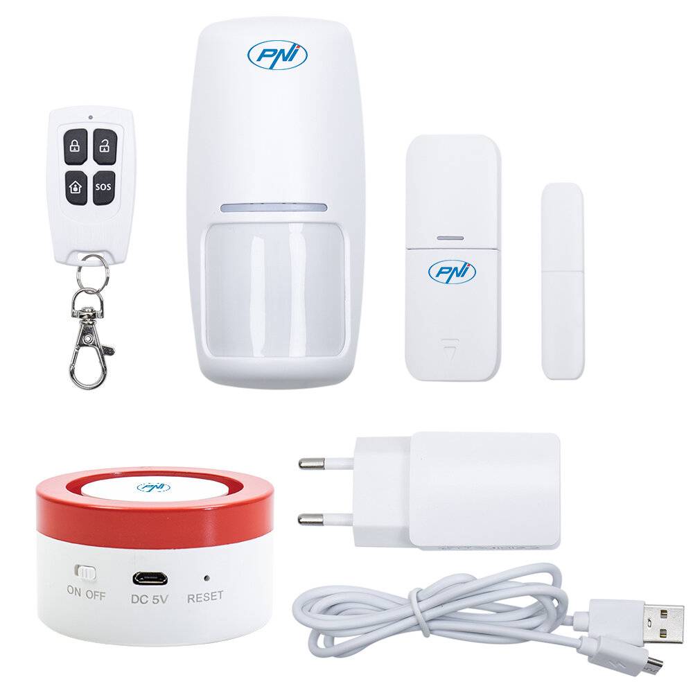 Symbolbild für PNI Safe House PG600 Funkalarmsystem, Smart Home-Sicherheitssystem, Funkverbindung,