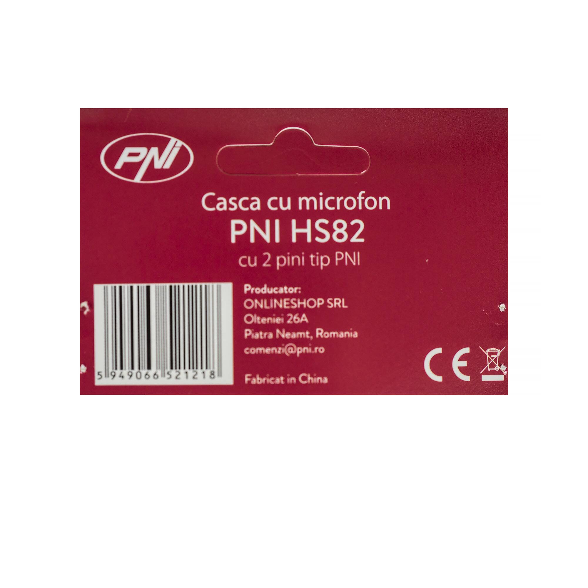 PNI HS82 Mikrofon-Headset mit 2-poligem PNI-K-Stecker-2