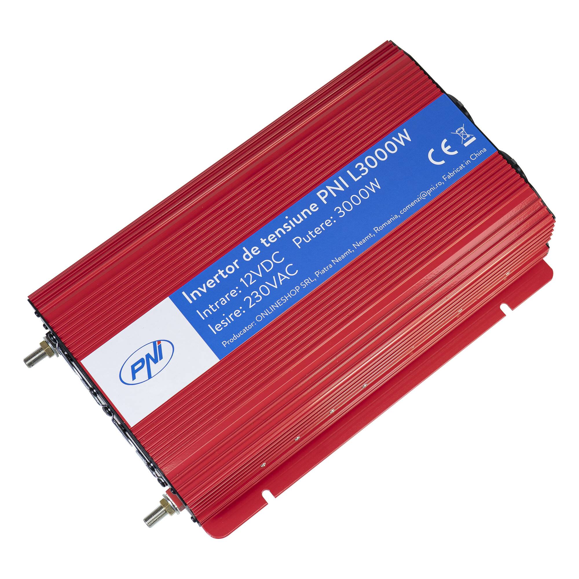 Symbolbild für PNI L3000W Wechselrichter, 12V auf 230V, 3000W Dauerleistung, modifizierte Sinuswelle