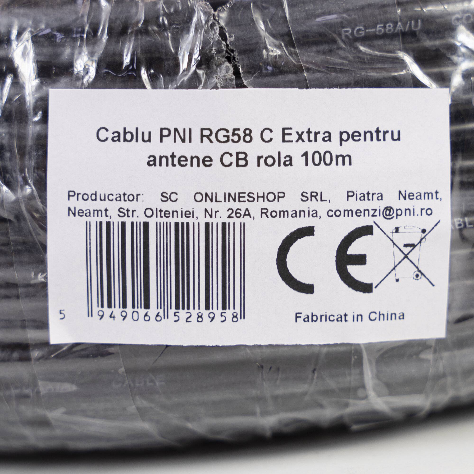 Symbolbild für Kabel PNI RG58 C Extra für CB-Antennen Rolle 100m