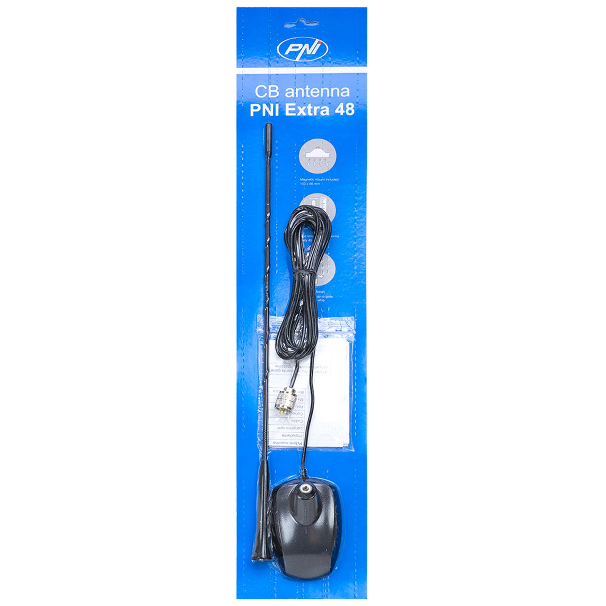 Symbolbild für CB PNI Escort HP 8900 ASQ Radio Station Package, 12-24 V + CB PNI Extra 48 Antenne mit