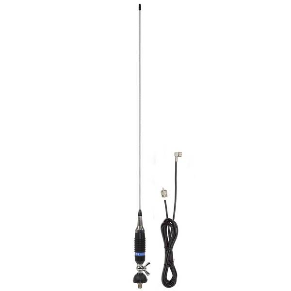 Bax 50 Stück CB-Antennen PNI S9 mit Butterfly-Spike, Länge 120 cm, mit 4 m RG58-Kabel