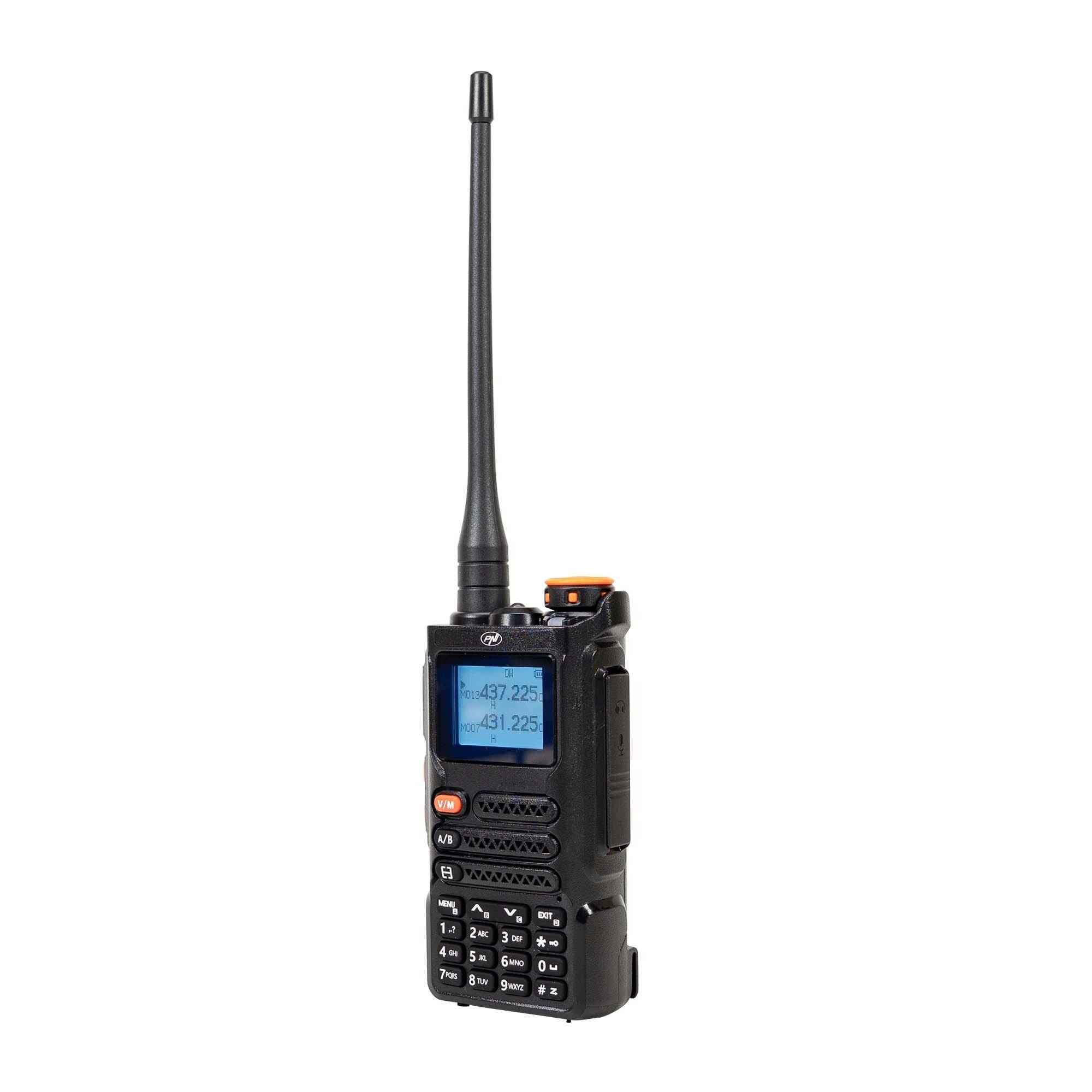 Symbolbild für Tragbarer VHF/UHF-Radiosender PNI P16UV 999 Kanäle, Dualband TX und 6 RX-Bänder,