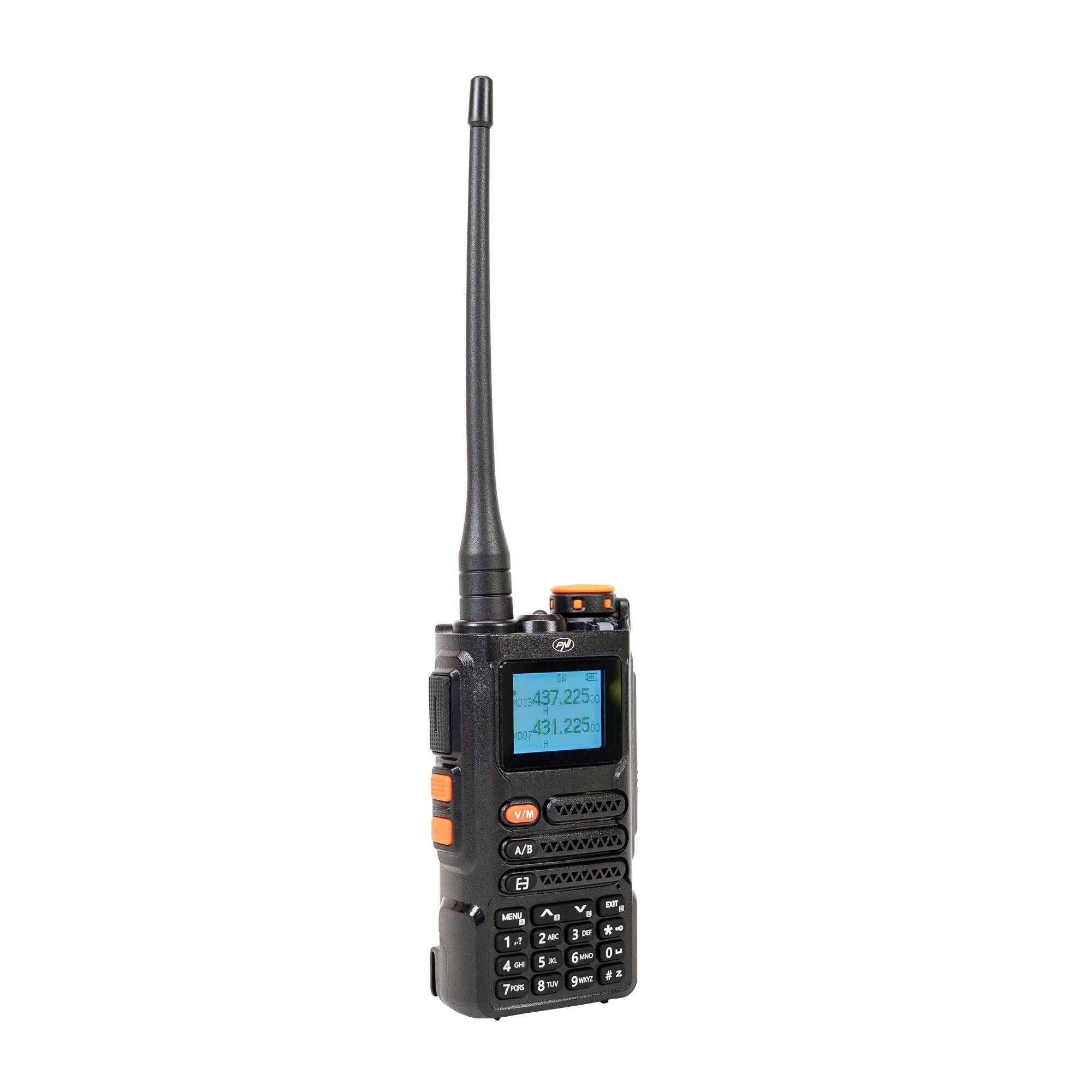 Symbolbild für Tragbarer VHF/UHF-Radiosender PNI P16UV 999 Kanäle, Dualband TX und 6 RX-Bänder,