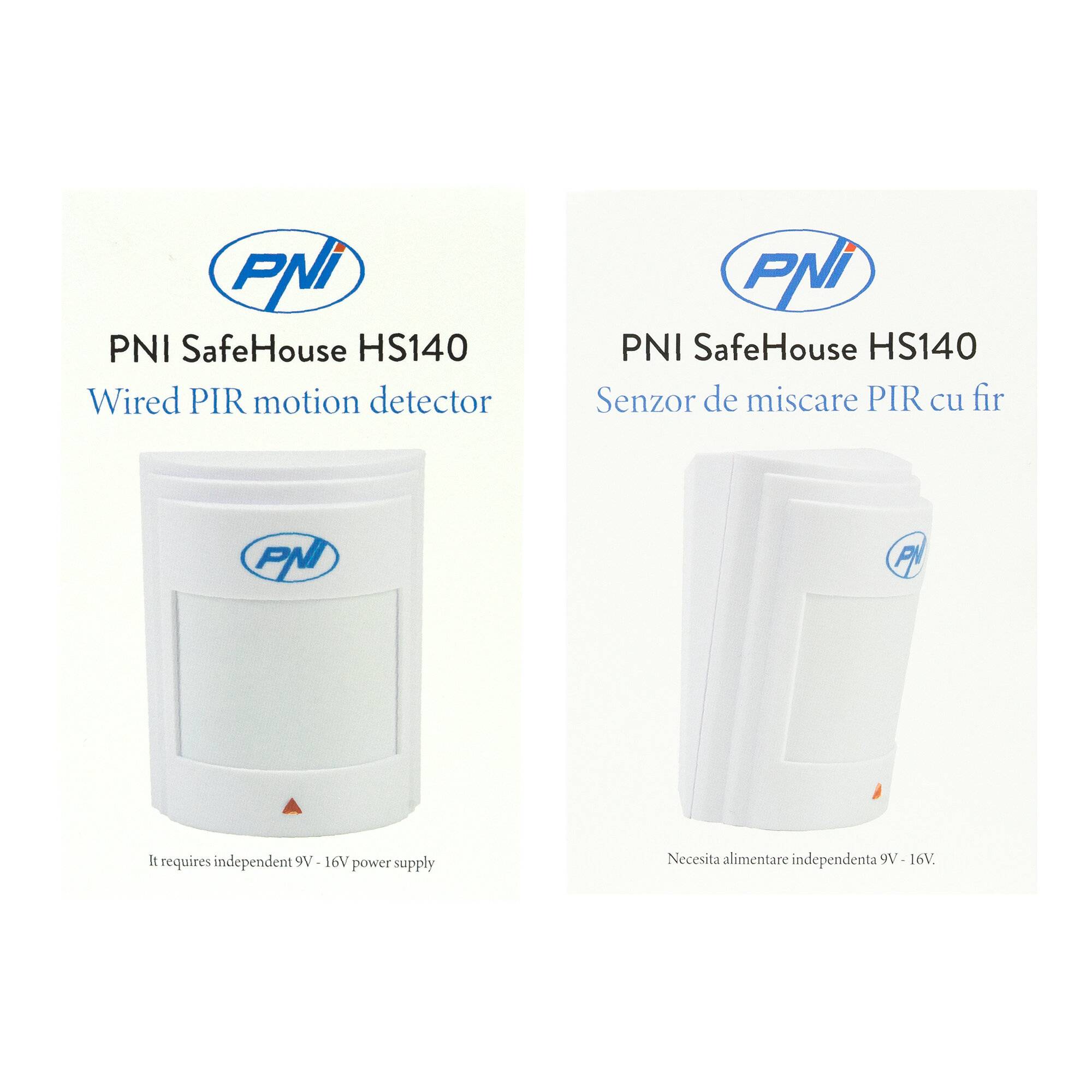 Symbolbild für Kabelgebundener PIR-Bewegungssensor PNI SafeHouse HS140 für Alarmsysteme, die mit PNI HS600 und