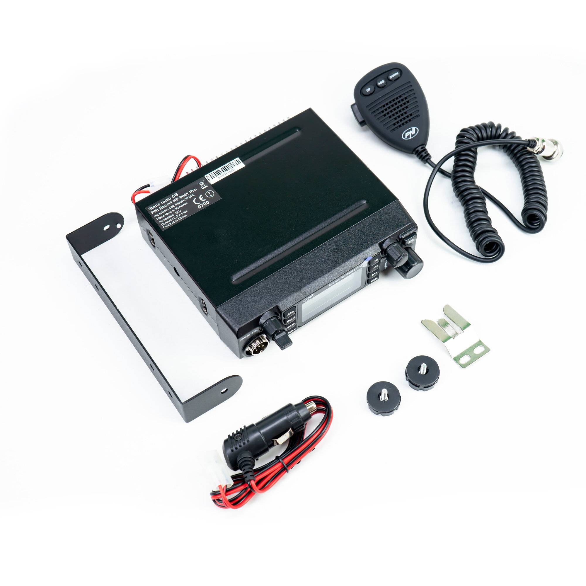 Symbolbild für CB PNI ESCORT ESCORT HP 9001 PRO ASQ Radiosender-Kit + CB PNI ML160 Antenne mit 145 / PL-Magnet