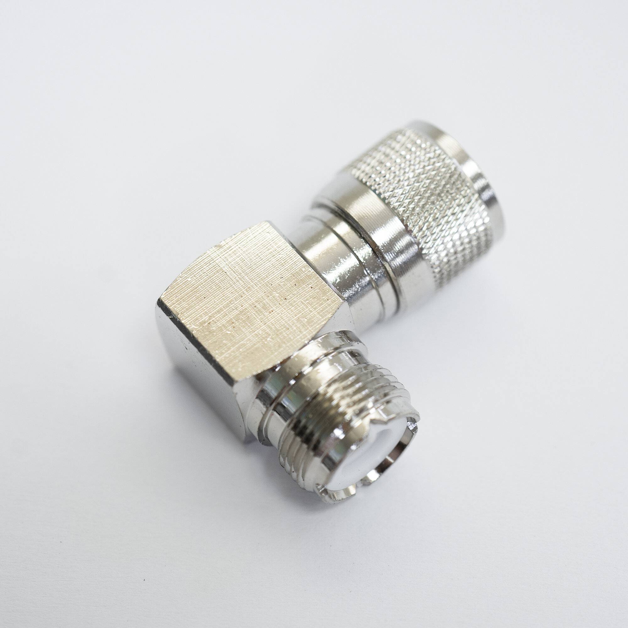 10er-Set 90-Grad-Winkeladapter, PL-Stecker auf PL-Buchse, kompakte Bauform-2