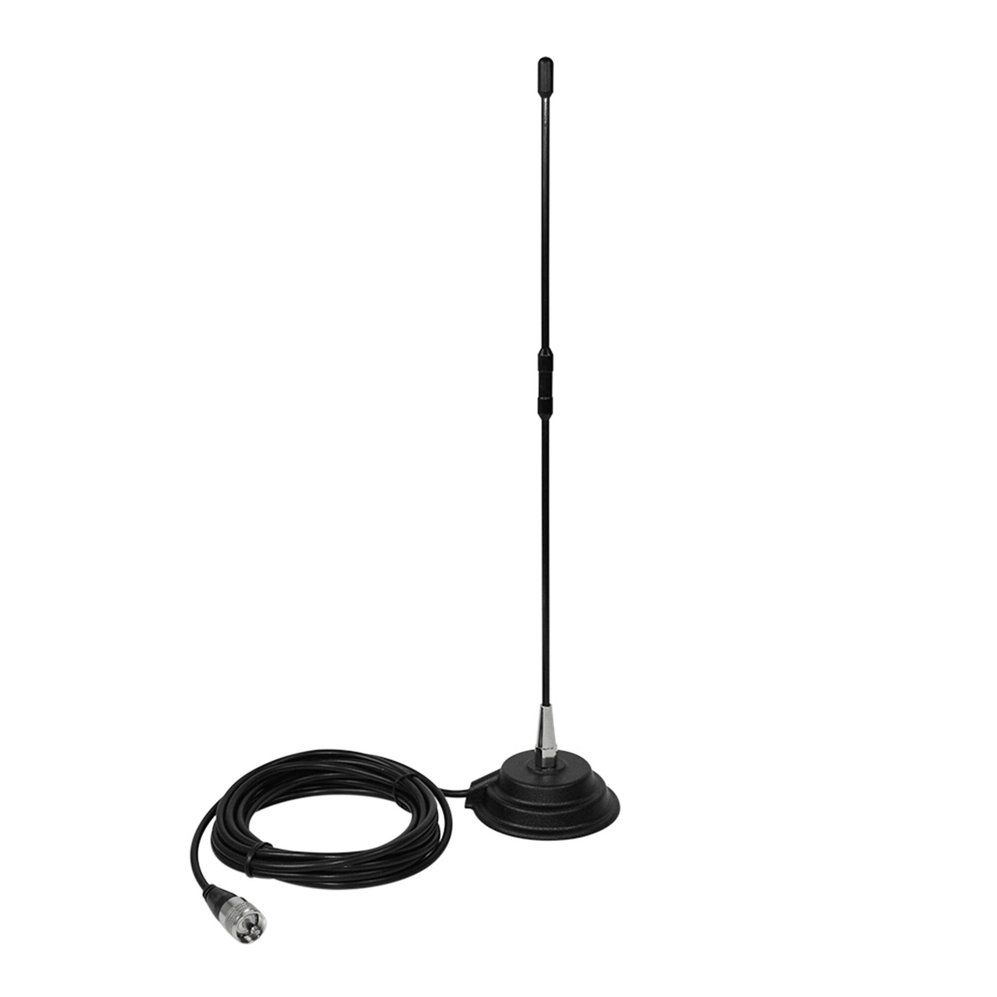 Antenne CB PNI Extra 40, inkl. Magnet, Länge 45 cm, 30 W, 26-30 MHz, SWR 1.0, Glasfaser-0