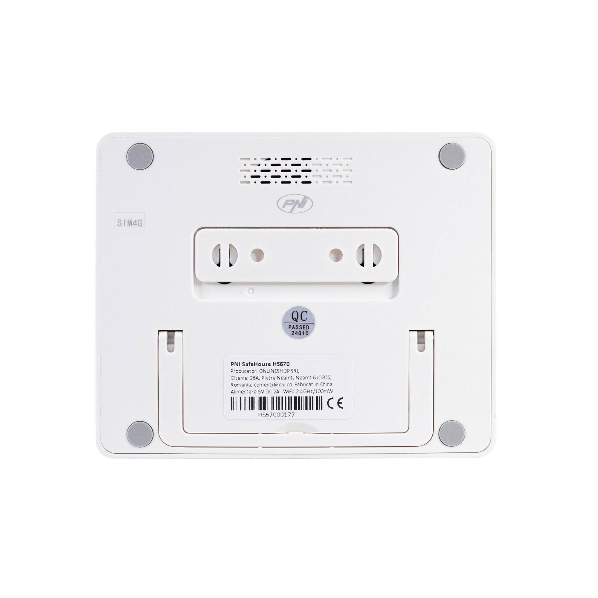 Symbolbild für Drahtloses Alarmsystem PNI SafeHouse HS670 WiFi GSM 4G, Farb-Touchscreen, 99 drahtlose Zonen,