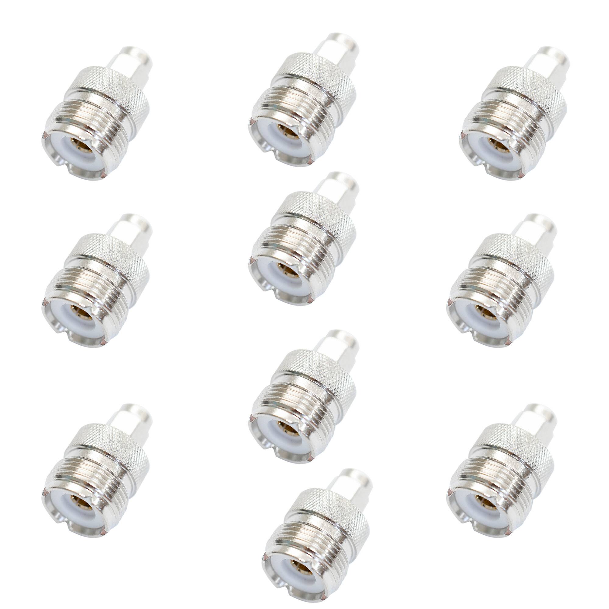 Set mit 10 Stück PNI PL259 Buchse auf SMA-Stecker-0