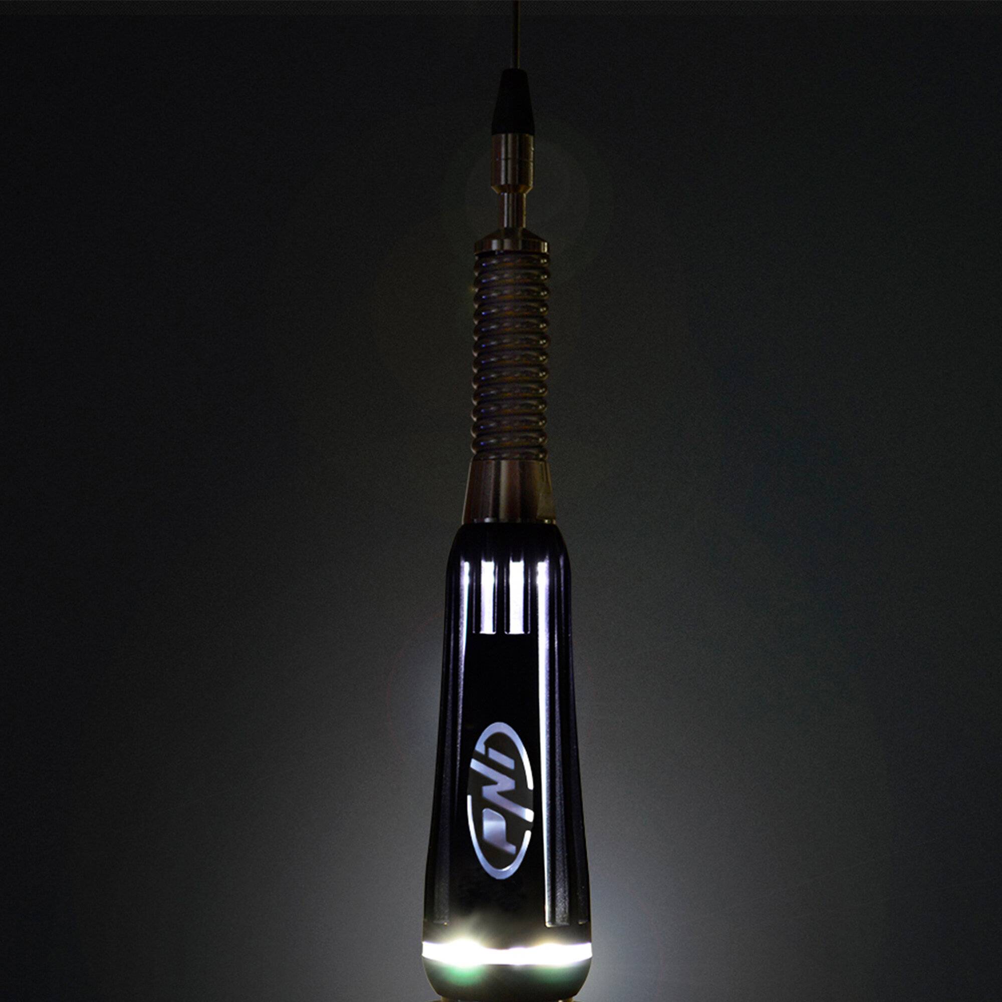 Symbolbild für Klappbare CB-Antenne PNI LED 1000, 80 cm lang, mit Kabel und fester Schmetterlingshalterung,