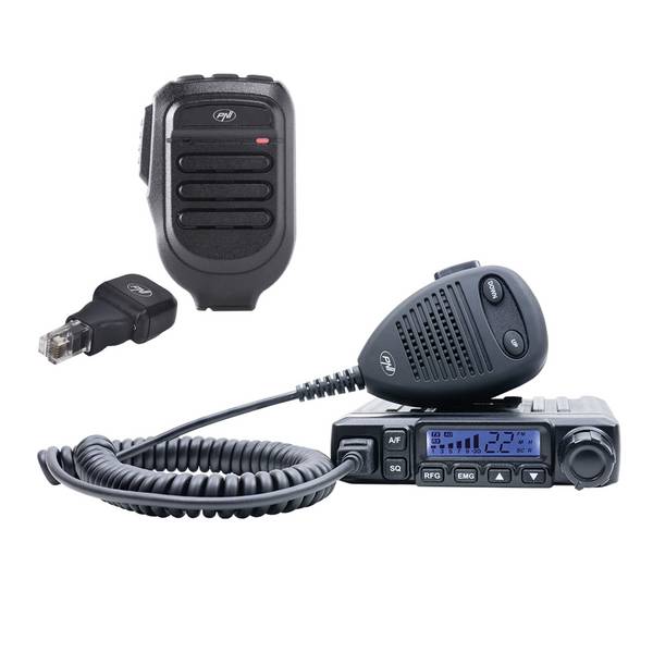 CB-Radiosender PNI Escort HP 6500 und zusätzlicher Mikrofon-Dongle mit Bluetooth PNI Mike 65 im