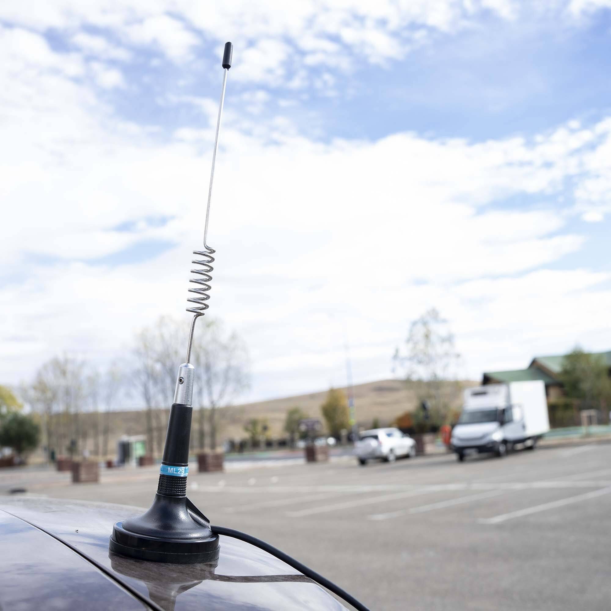 Symbolbild für Kit PNI Escort HP 5500 CB-Radiosender mit CB PNI ML29-Antenne, 34 cm, mit Magnetfuß, schwarz
