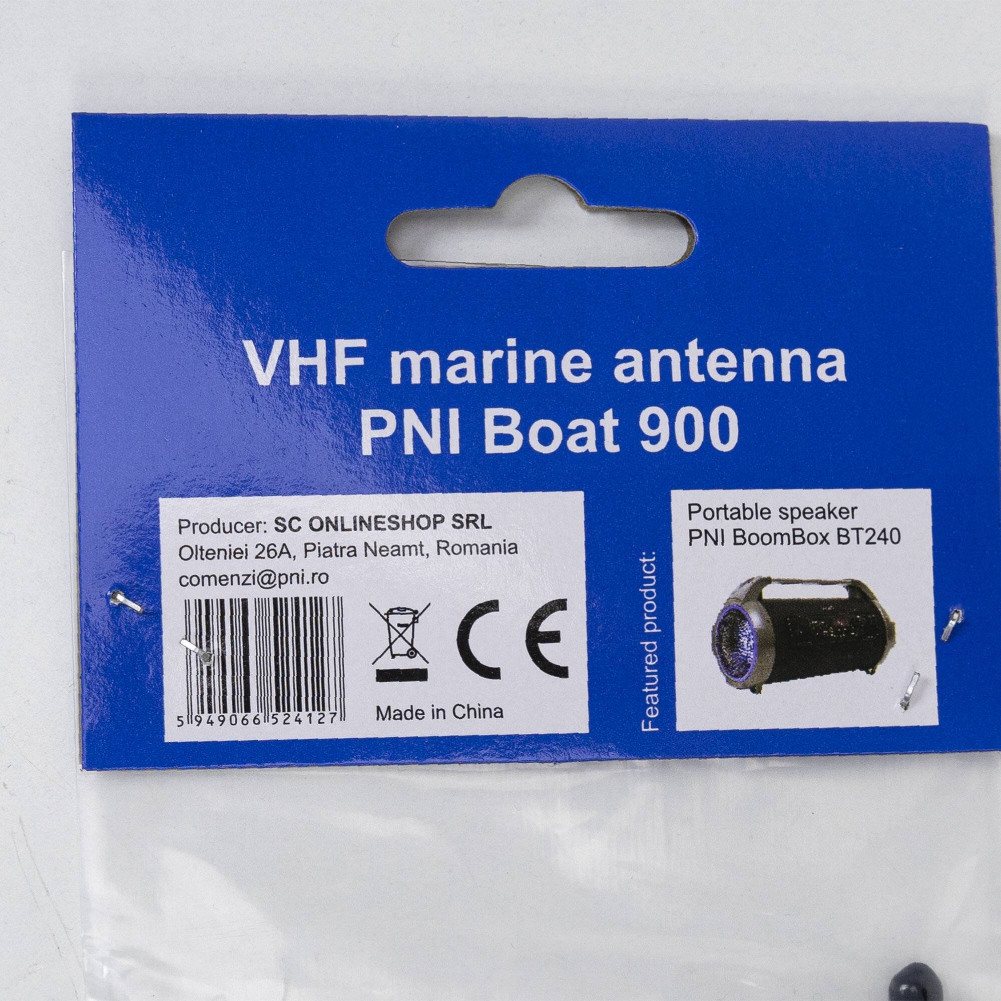 Maritime Antenne PNI Boat 900 aus Glasfaser 50W, 154-161,6 MHz, 98 cm, für Boote, Wasserfahrzeuge-2