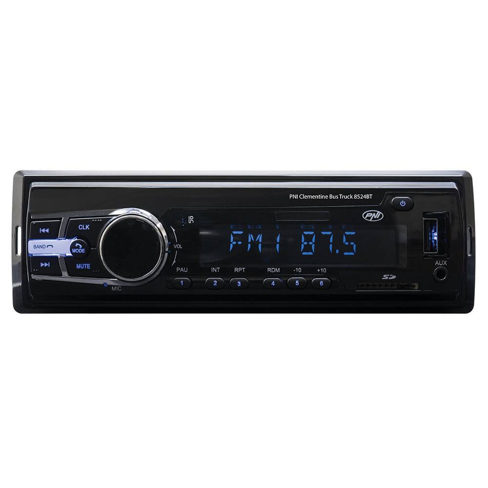 PNI Clementine Bus 8524BT 1 DIN MP3 Autoradio Bluetooth USB SD AUX RCA 12V 24V-2