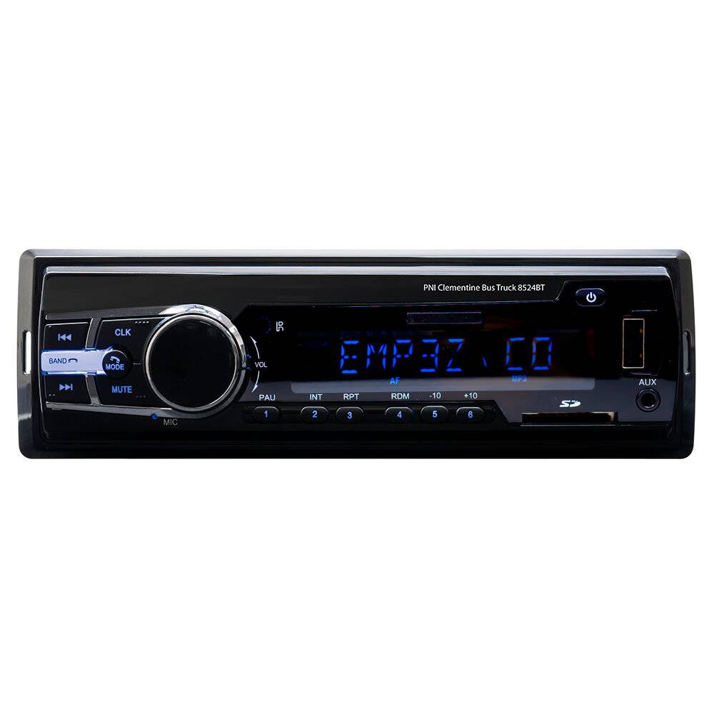 Symbolbild für PNI Clementine Bus 8524BT 1 DIN MP3 Autoradio Bluetooth USB SD AUX RCA 12V 24V