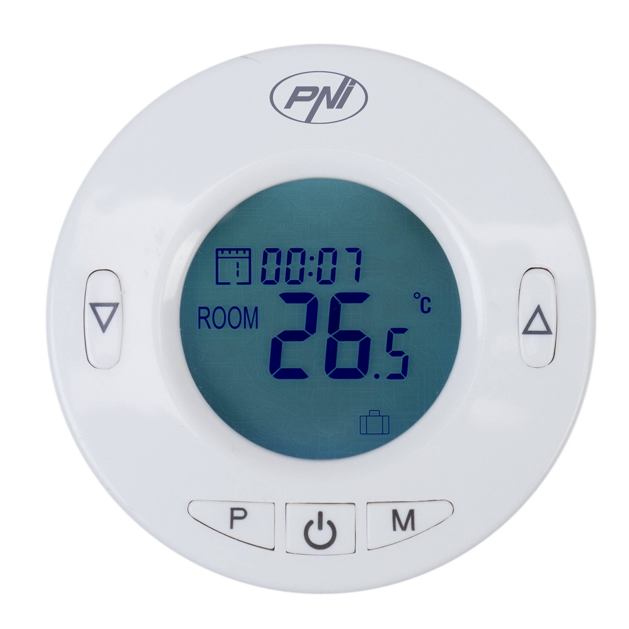 Symbolbild für Intelligenter Thermostatkopf PNI CT25T für Kühler, drahtlose Verbindung mit PNI CT25WIFI Hub mit