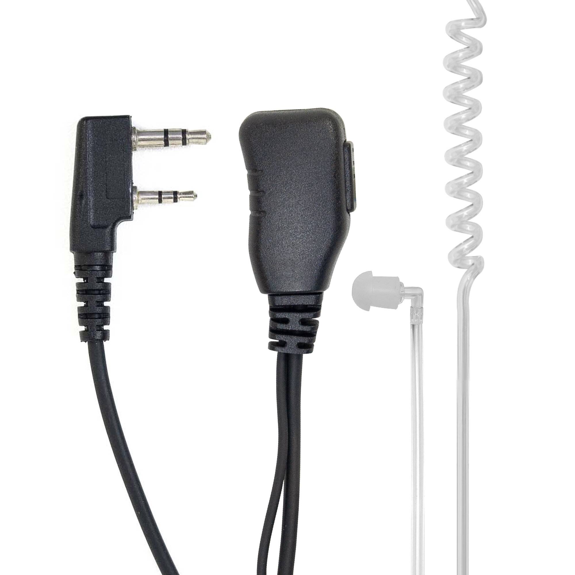 Symbolbild für PNI HS82L Headset mit Mikrofon und Akustikrohr mit 2-poligem PNI-K-Stecker, Kabellänge 160 cm,
