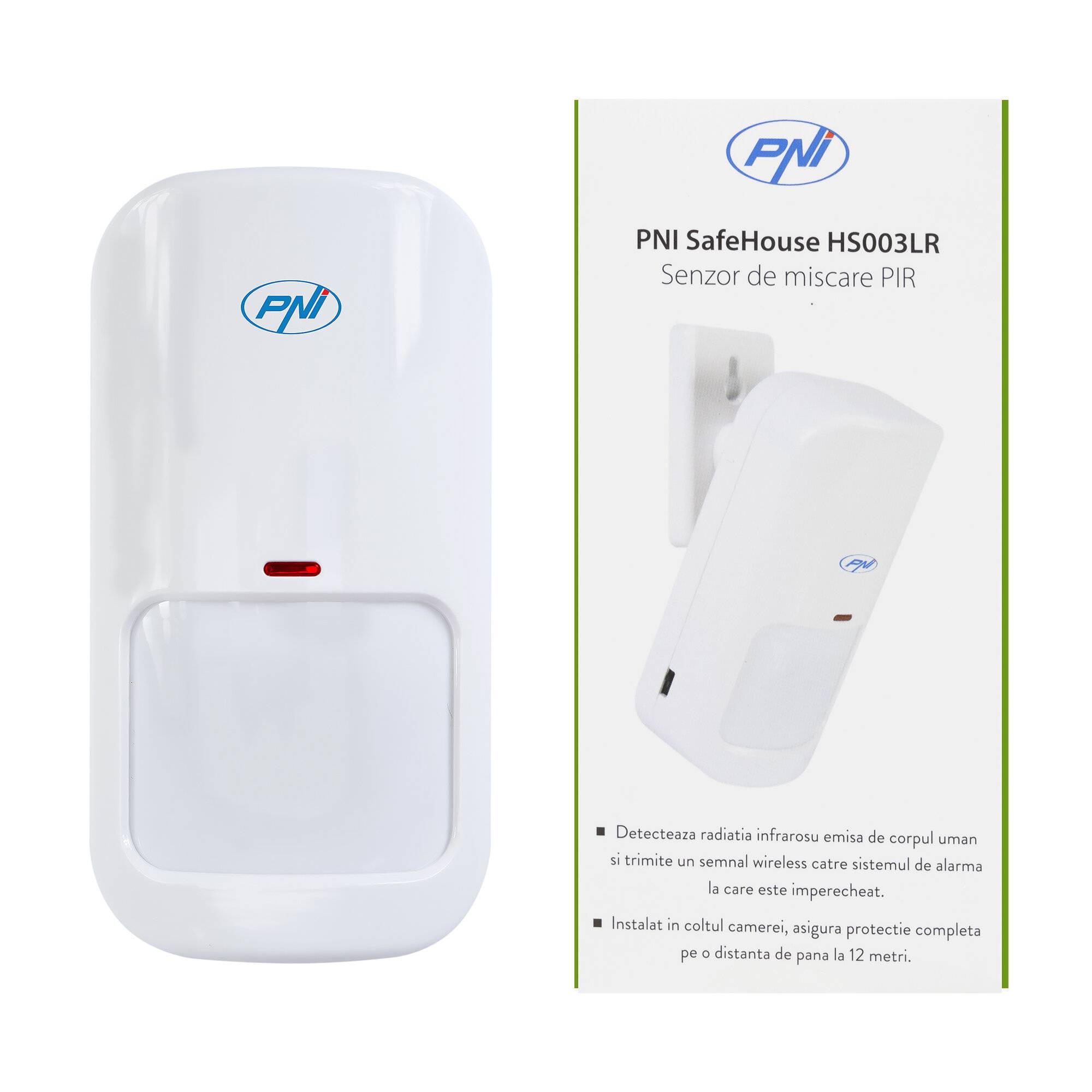PIR PNH SafeHouse HS003LR Funk-Bewegungsmelder für Funk-Alarmanlagen-0