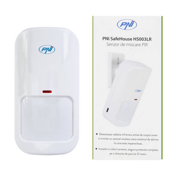 PIR PNH SafeHouse HS003LR Funk-Bewegungsmelder für Funk-Alarmanlagen
