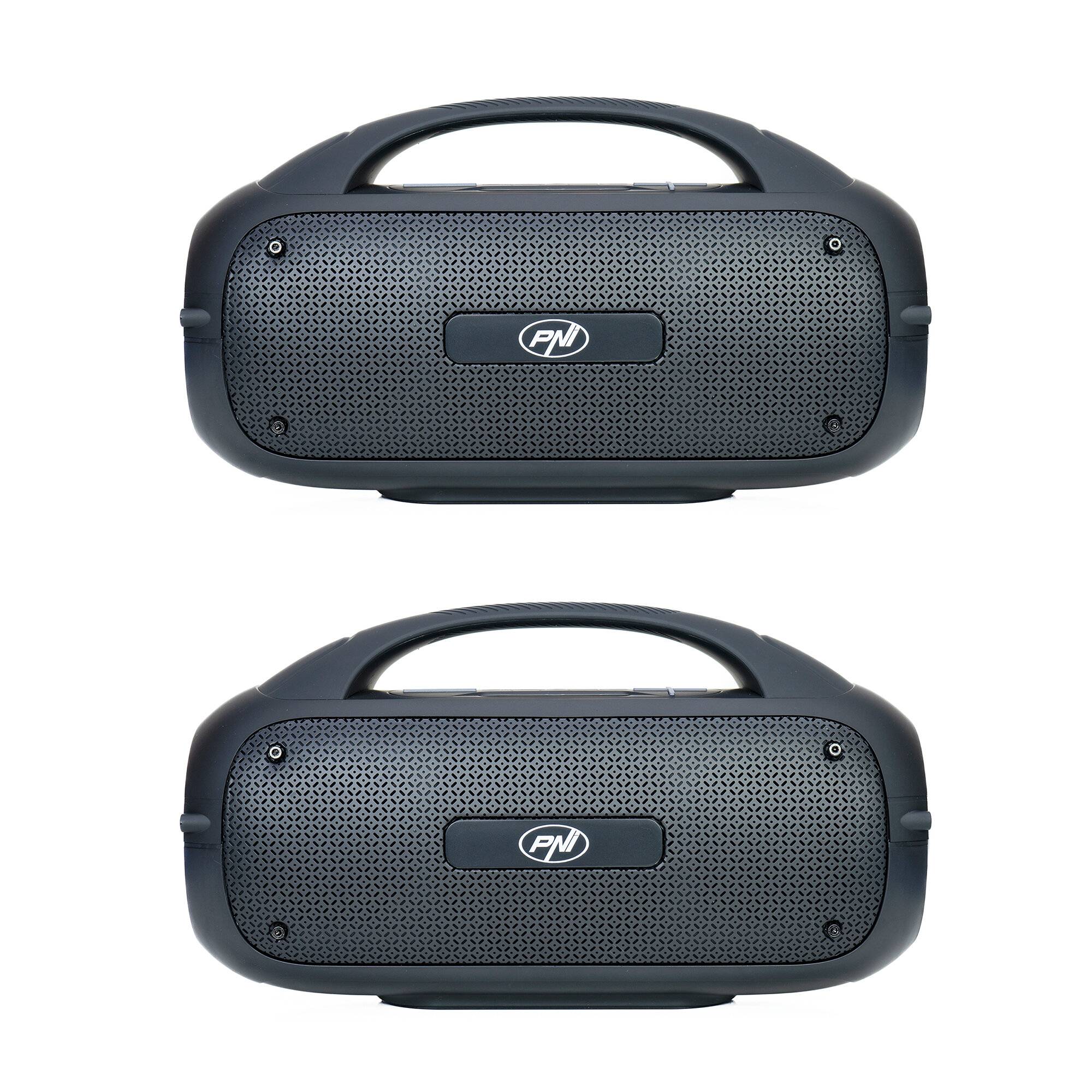 Set mit 2 tragbaren Lautsprechern PNI FunBox BT600, Kopplung über Bluetooth mit-0