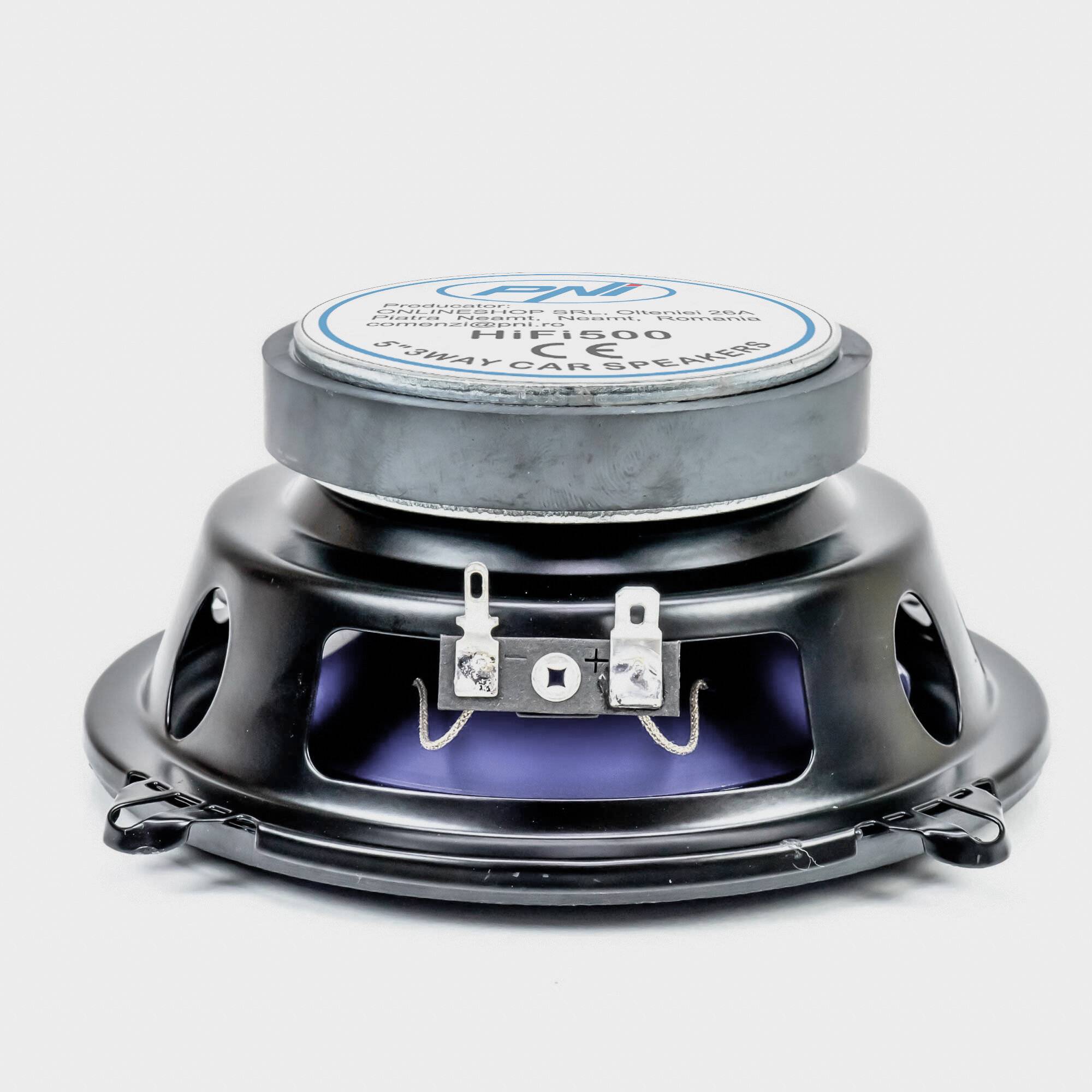 PNI HiFi500-Koaxiallautsprecher, 100 W, 12,7 cm, 3-Wege, 2er-Set-2