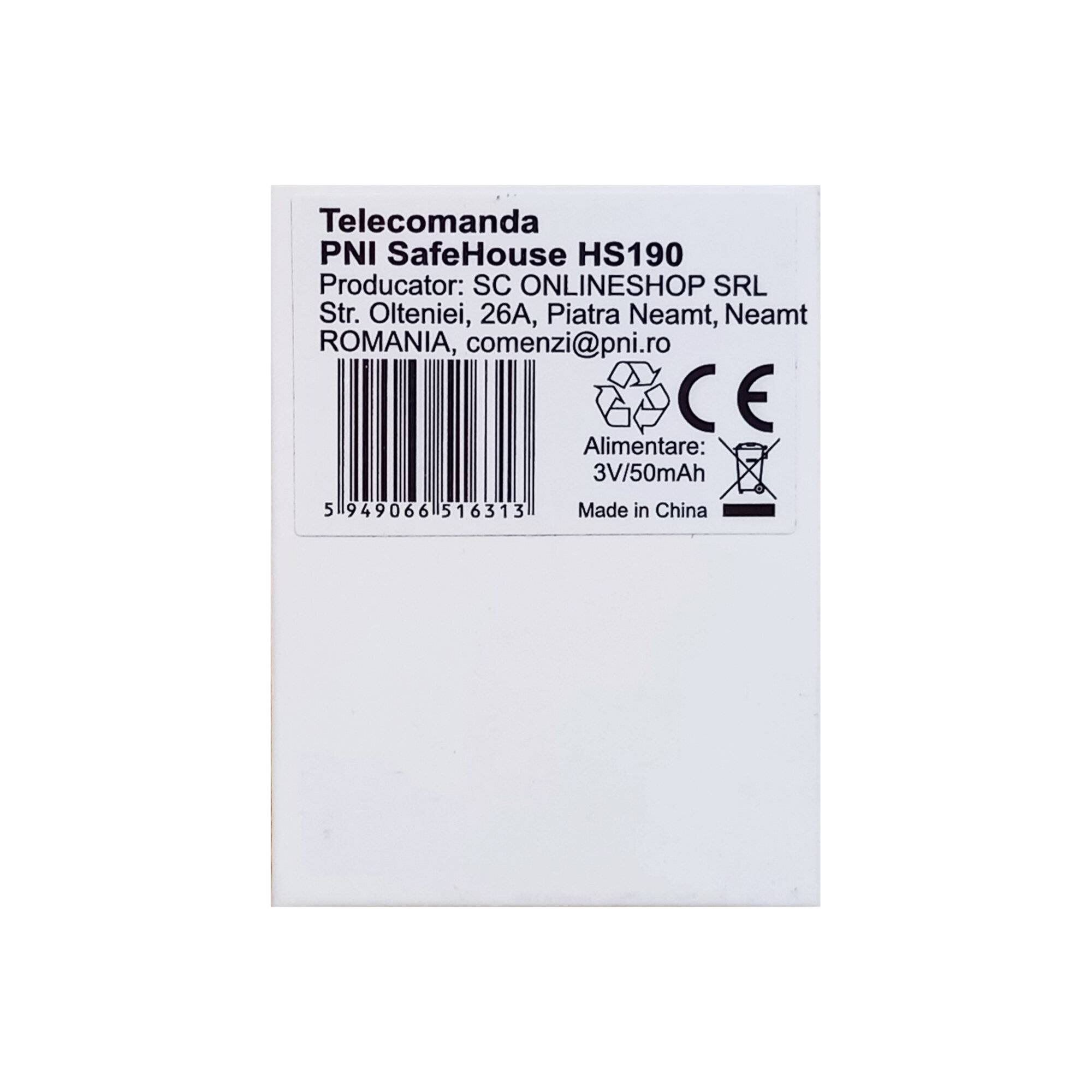 Symbolbild für PNI SafeHouse HS190 Fernbedienung für drahtlose Alarmsysteme, Scharf-, Unscharf-,