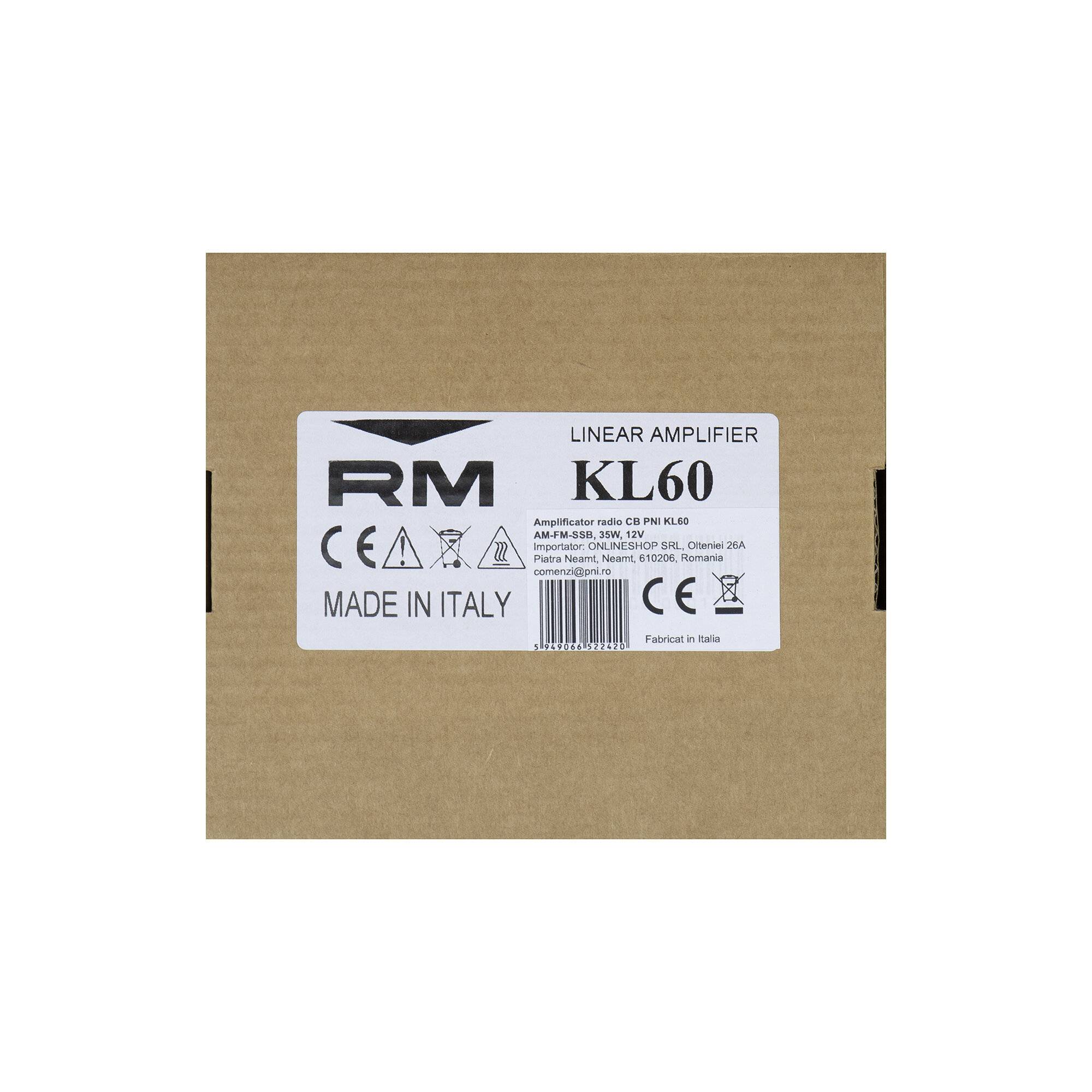 CB PNI KL60 Funkverstärker, AM-FM-SSB, 35W, 12V-2