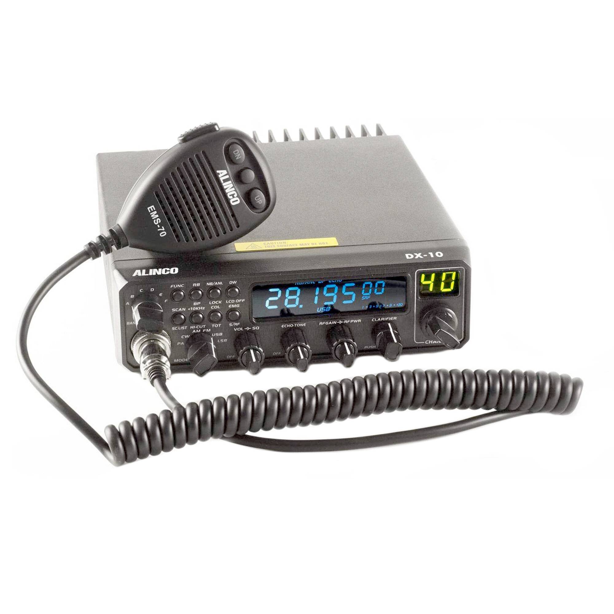 Preisbild für Alinco DX-10 Amateurfunkstation, 28–29,7 MHz, AM/FM/SSB/CW, 25 W Sendeleistung