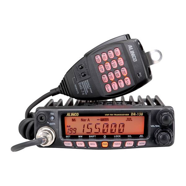 UKW-Radiosender PNI Alinco DR-138HE 144-146 MHz, 200 Kanäle, DMTF, 12 V