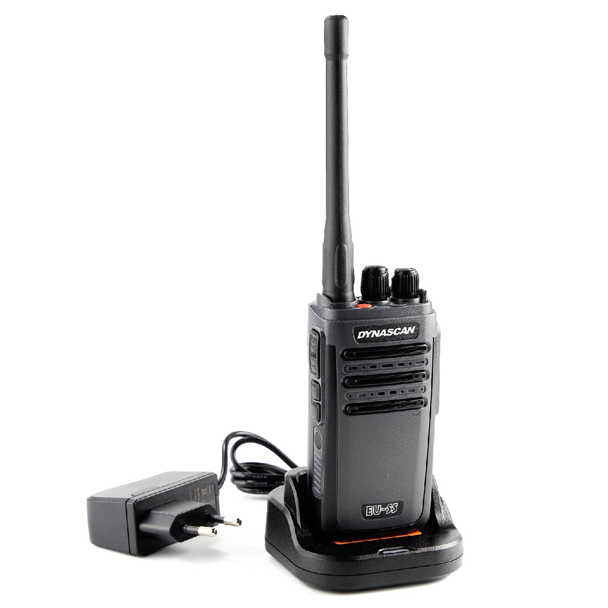 Symbolbild für Tragbarer Radiosender PMR Dynascan EU-55, 446 MHz, 0,5 W, 16 CH, CTCSS, DCS, 1500 mAh, IP65