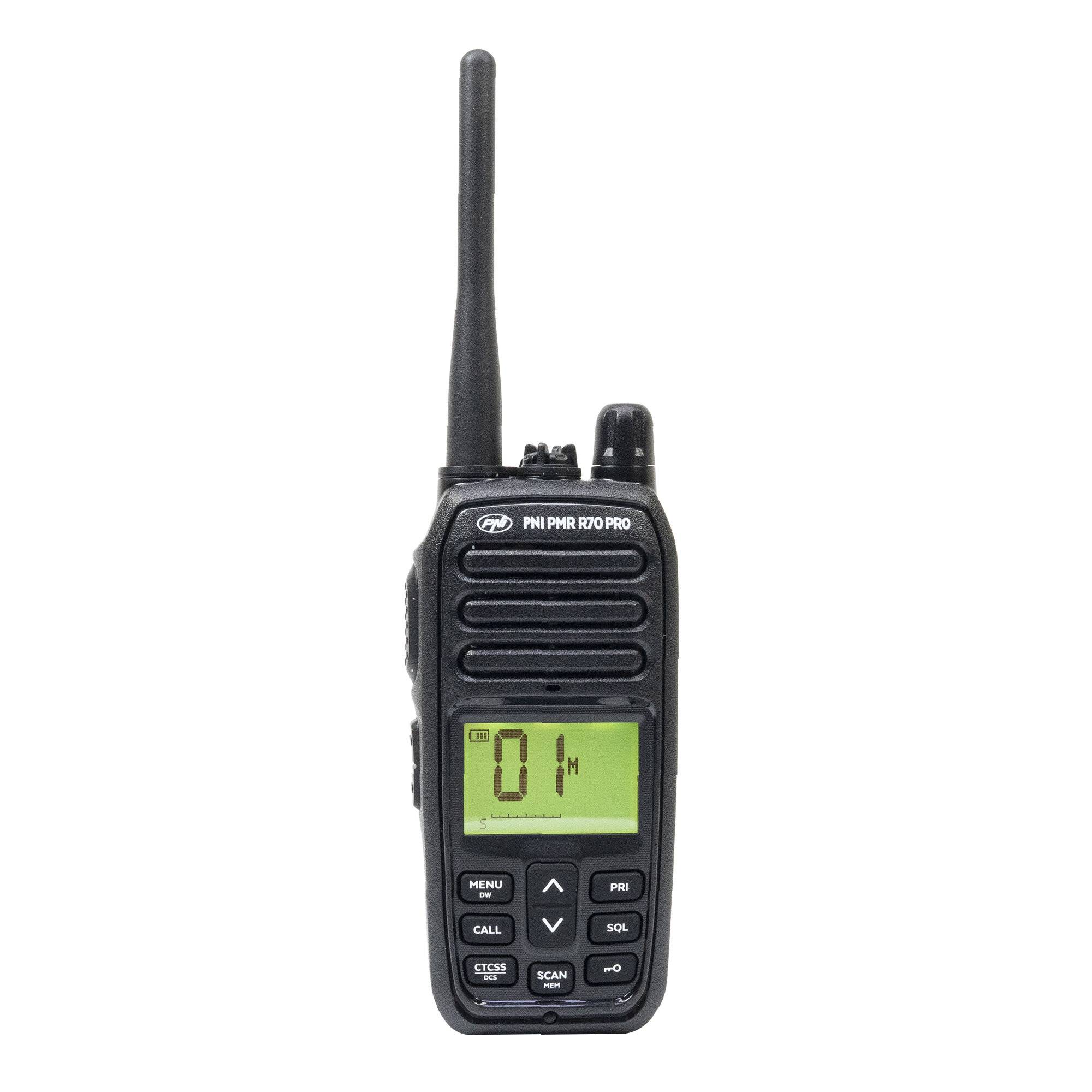 Preisbild für Tragbarer Radiosender PNI PMR R70 PRO 446 MHz, 16 CH 0,5 W, 99 PC-programmierbare Kanäle, 50