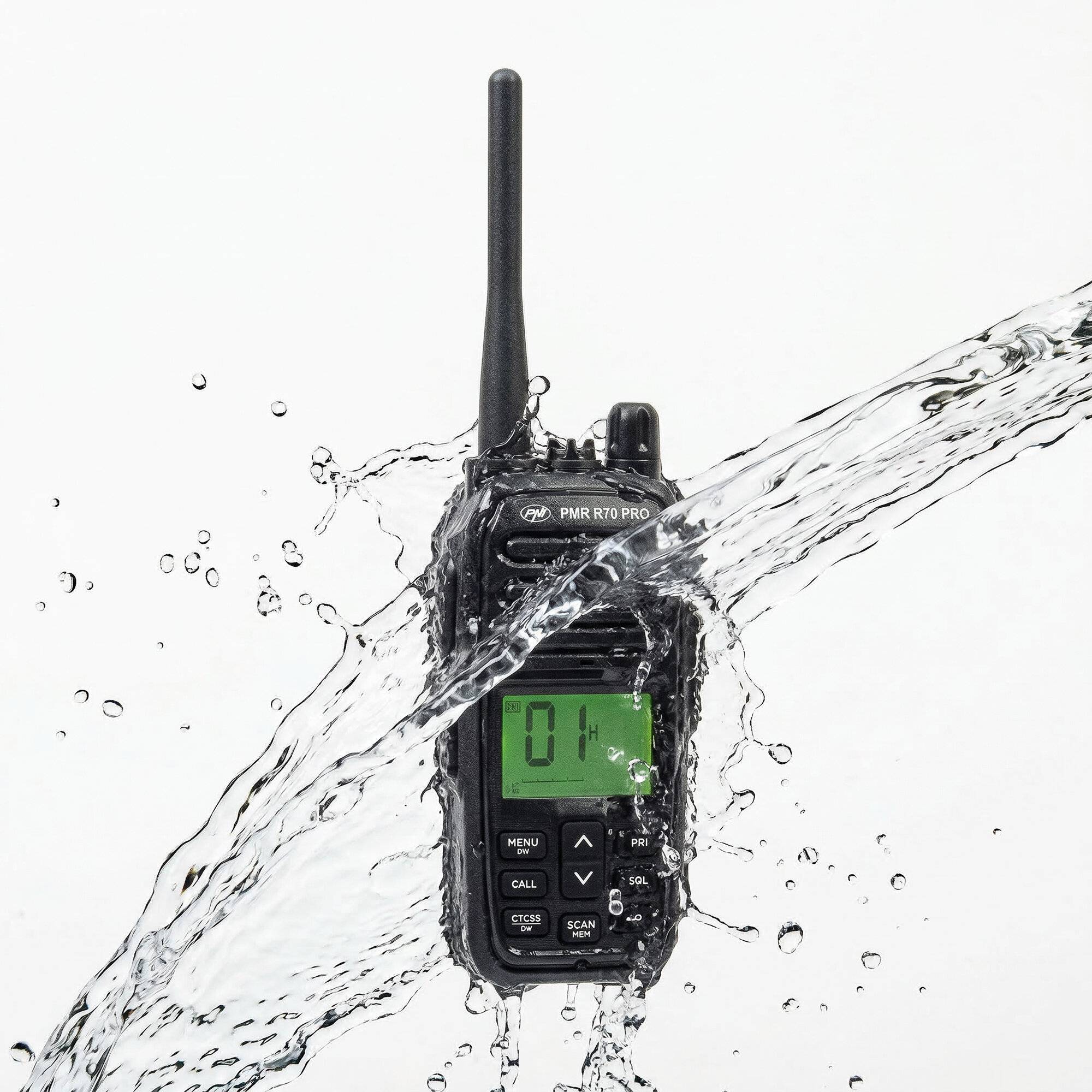 Symbolbild für Tragbarer Radiosender PNI PMR R70 PRO 446 MHz, 16 CH 0,5 W, 99 PC-programmierbare Kanäle, 50