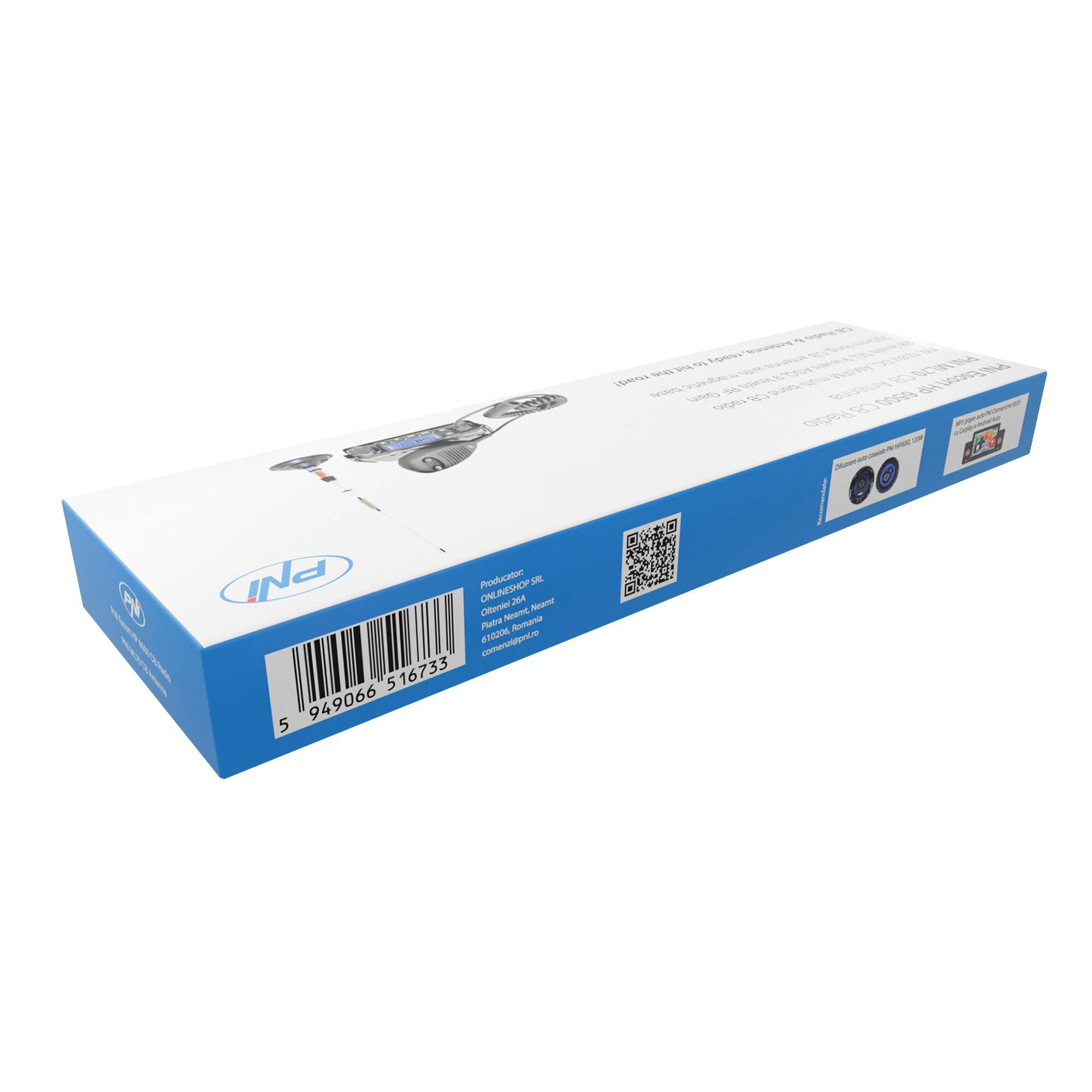 Paket PNI Escort HP 6500 ASQ CB Funkstation + PNI ML70 CB Antenne mit Magnet inklusive-2