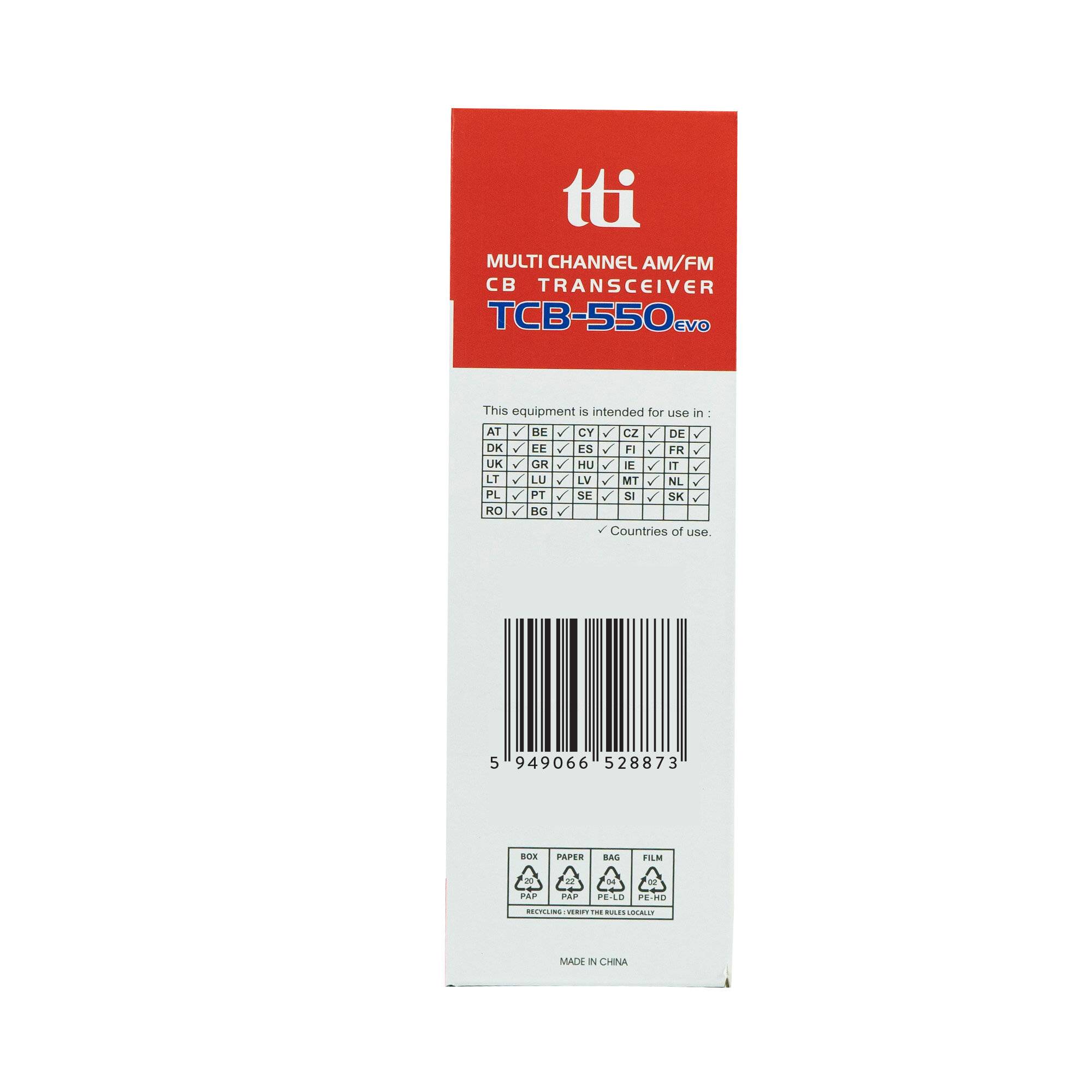 Preisbild für CB TTi TCB-550 EVO Radiosender-Kit + PNI ML145-Antenne mit Magnet