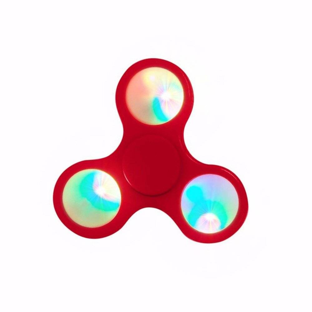 Spion Anti-Stress-Spinner PNI Speedy Red LED rote Farbe mit LED-Leuchten-2