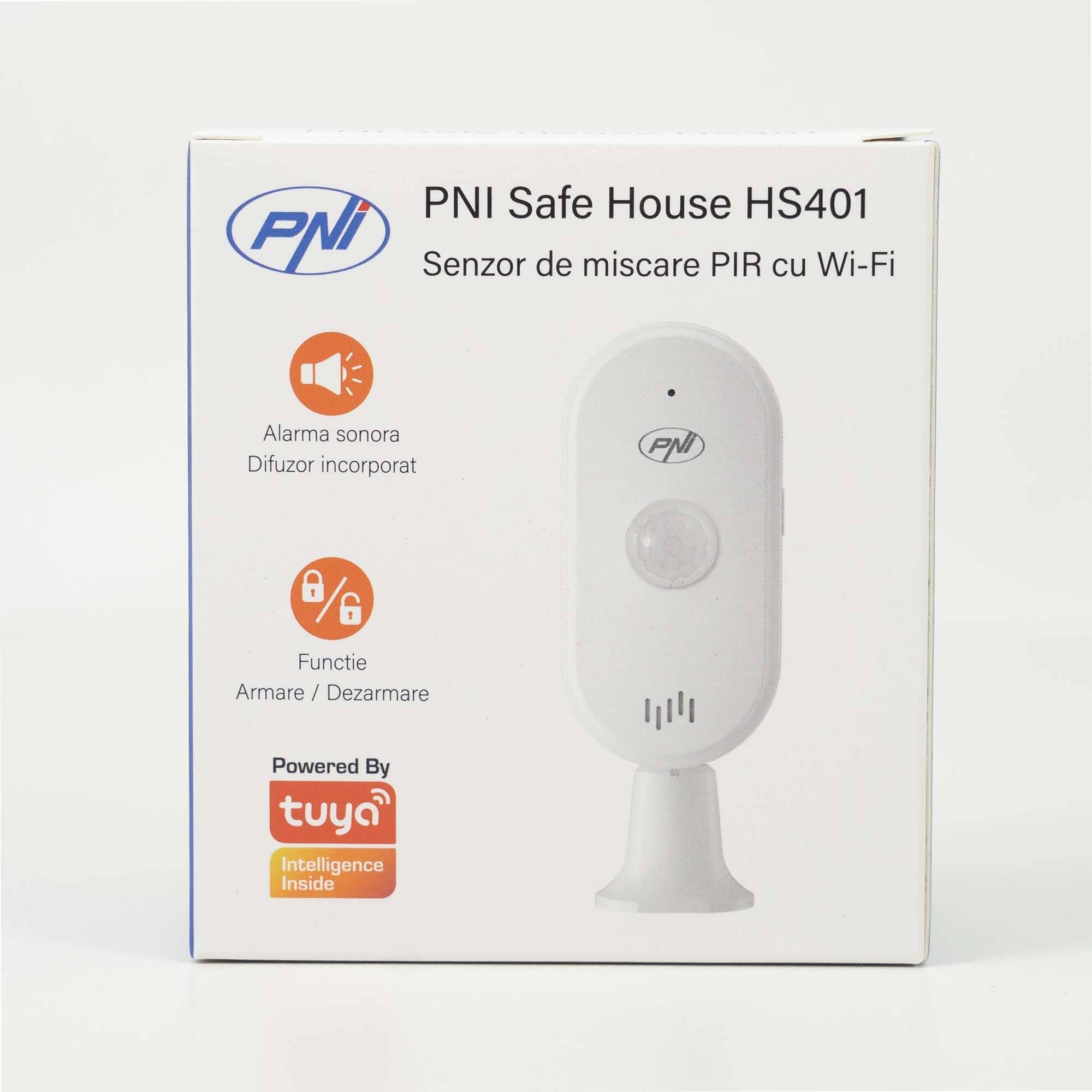 Preisbild für SafeHouse HS401 PIR PIR-Bewegungssensor mit WLAN, kompatibel mit der Tuya-Anwendung,