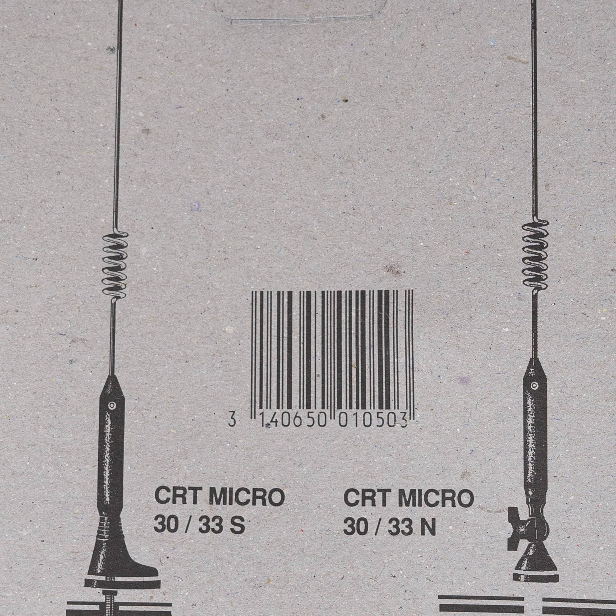 Antenne CB CRT MICRO 30/33N 2BR, 26-28MHz, Länge 380 mm-2
