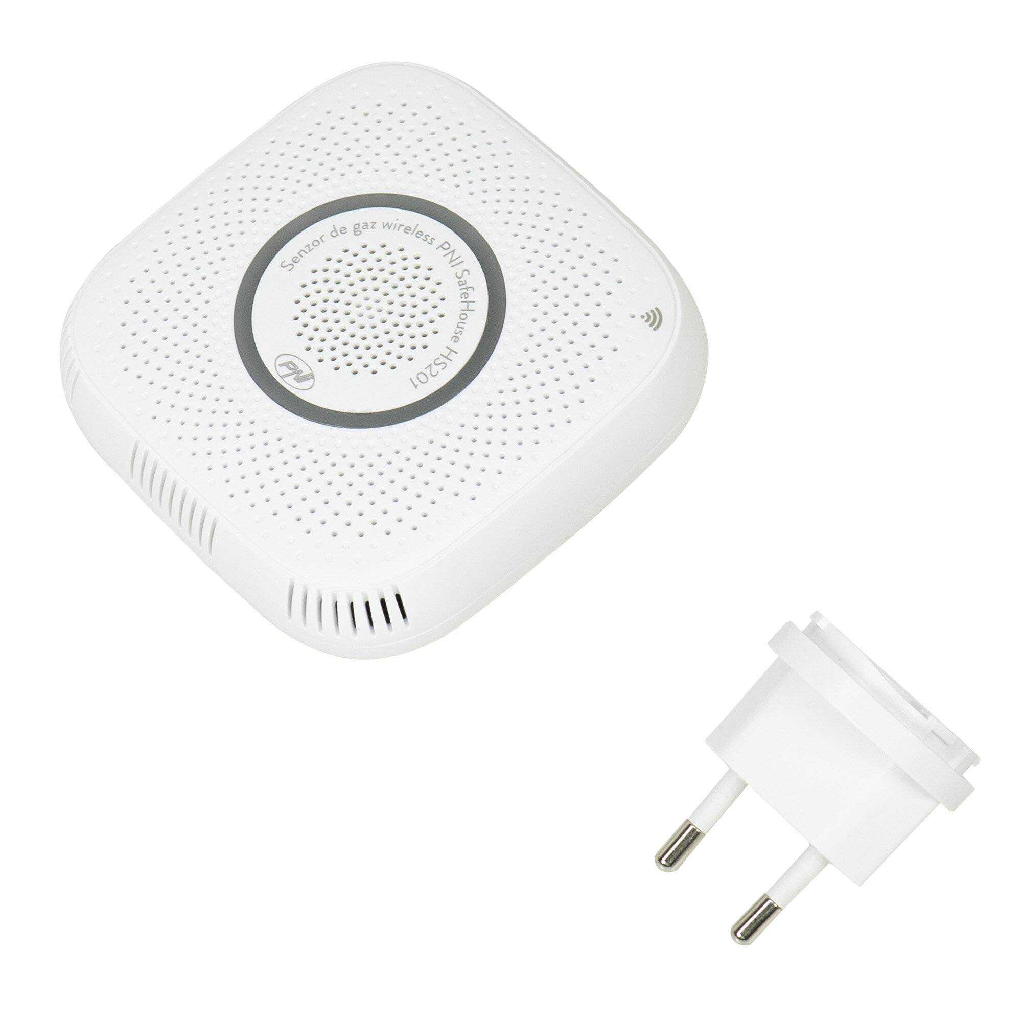 Symbolbild für Paket PNI SafeHouse HS201 Methangassensor (CH4) mit WLAN, Tuya Smart + Sticky Pad-Flag
