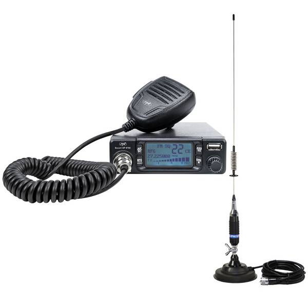 CB PNI Escort HP 9700 USB CB Radio Station und CB PNI S75 Antenne mit Magnetfuß