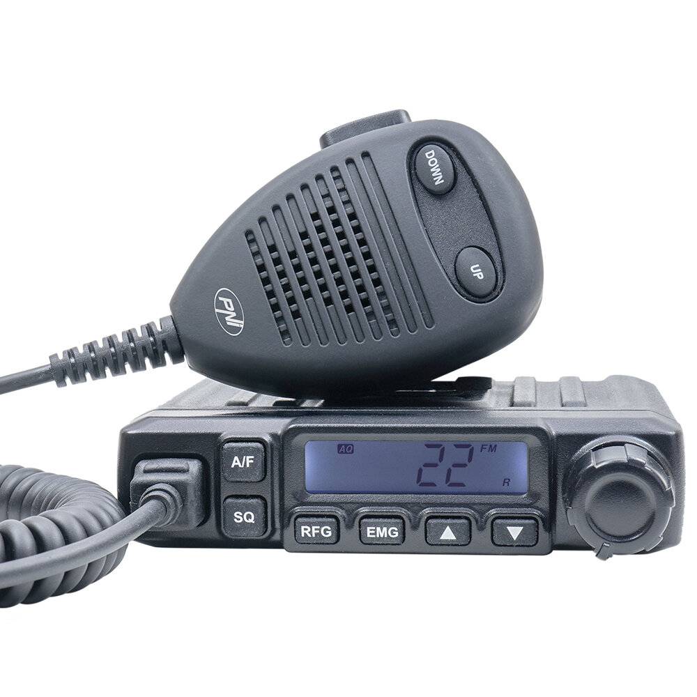 Symbolbild für CB PNI ESCORT HP 6500 ASQ-Funkstationspaket, HF-Verstärkung, 4 W, 12 V + CB PNI S75-Antenne mit